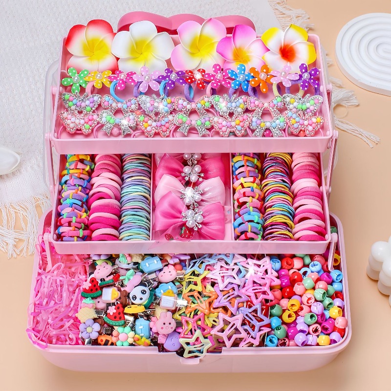 Travel Accessories For 6 Year Old - Набор из 546 эластичных аксессуаров для