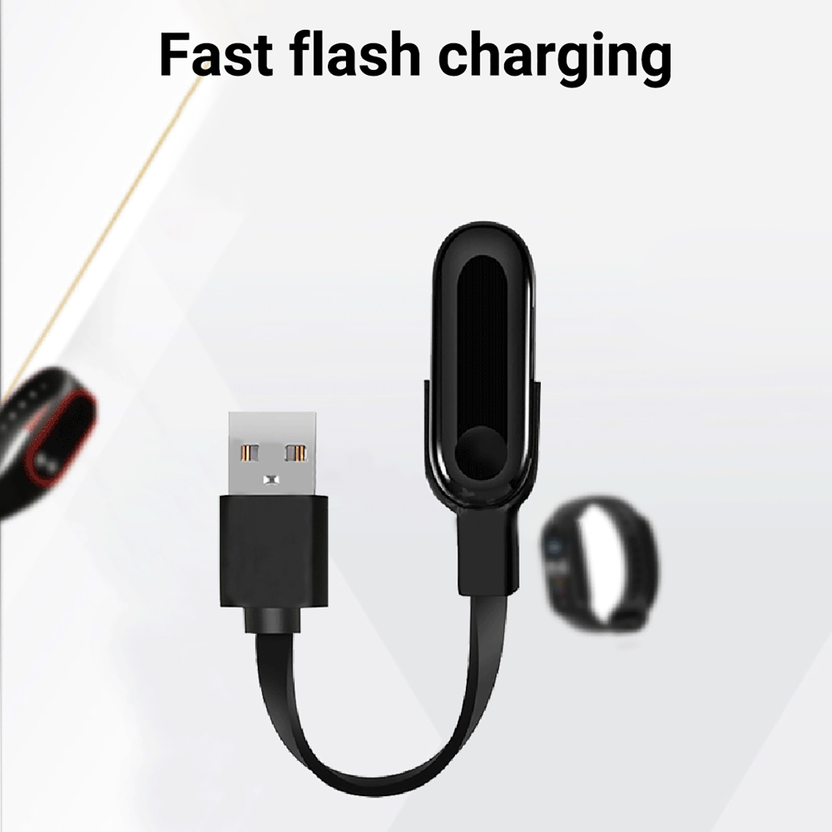 Travel Accessories You Need - USB-кабель для зарядки смарт-браслетов Xiaomi M2/M3/M4/M5,