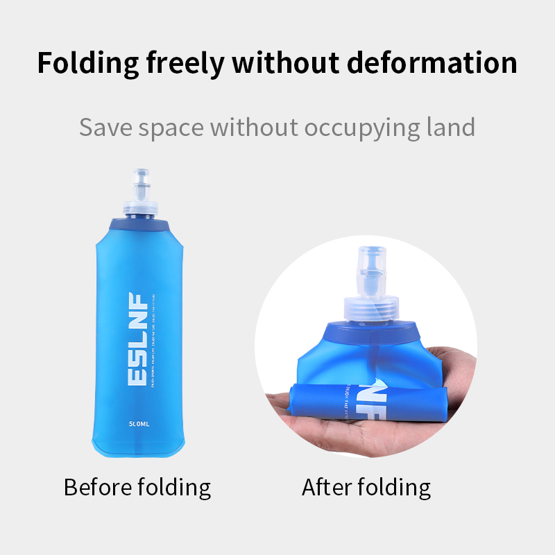 Water Bottle Collapsible - Складная бутылка для воды 500 мл,
