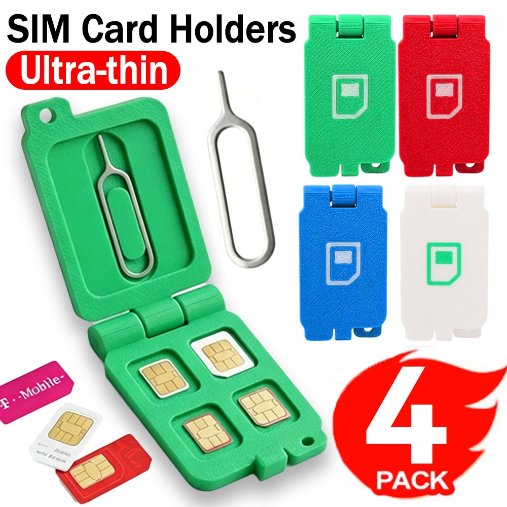 Sim Card Holder Case - Универсальный набор для хранения мини-SIM-карт с