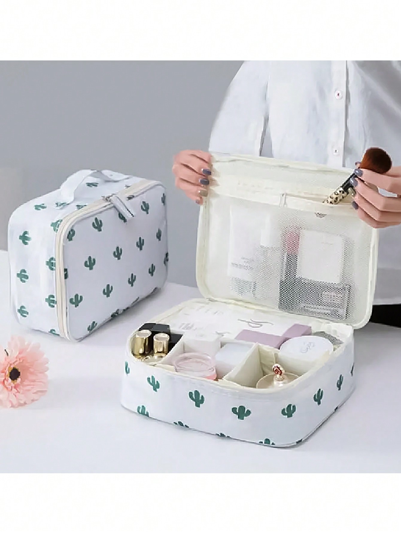 Travel Accessories Toiletries - 1 шт. Водонепроницаемая косметичка с принтом