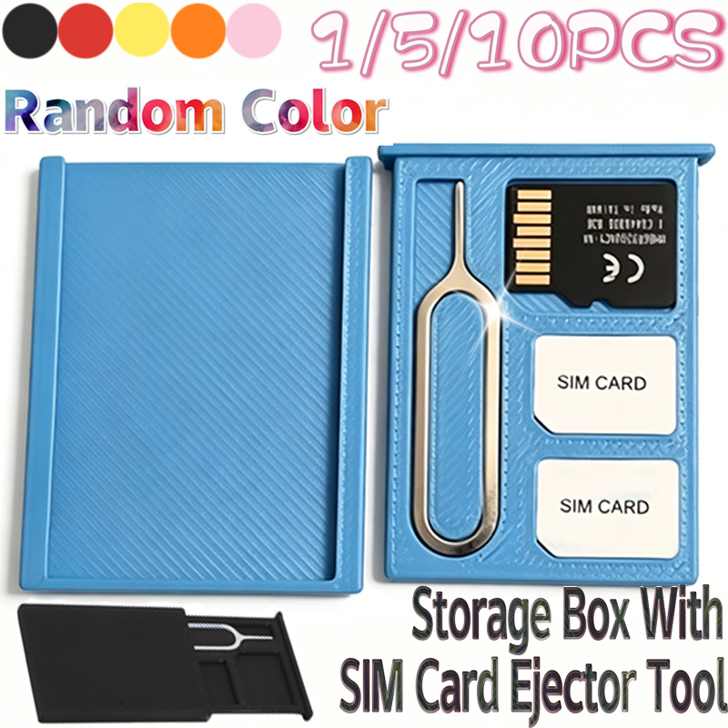 Sim Card Holder Case - Портативный футляр для хранения карт памяти
