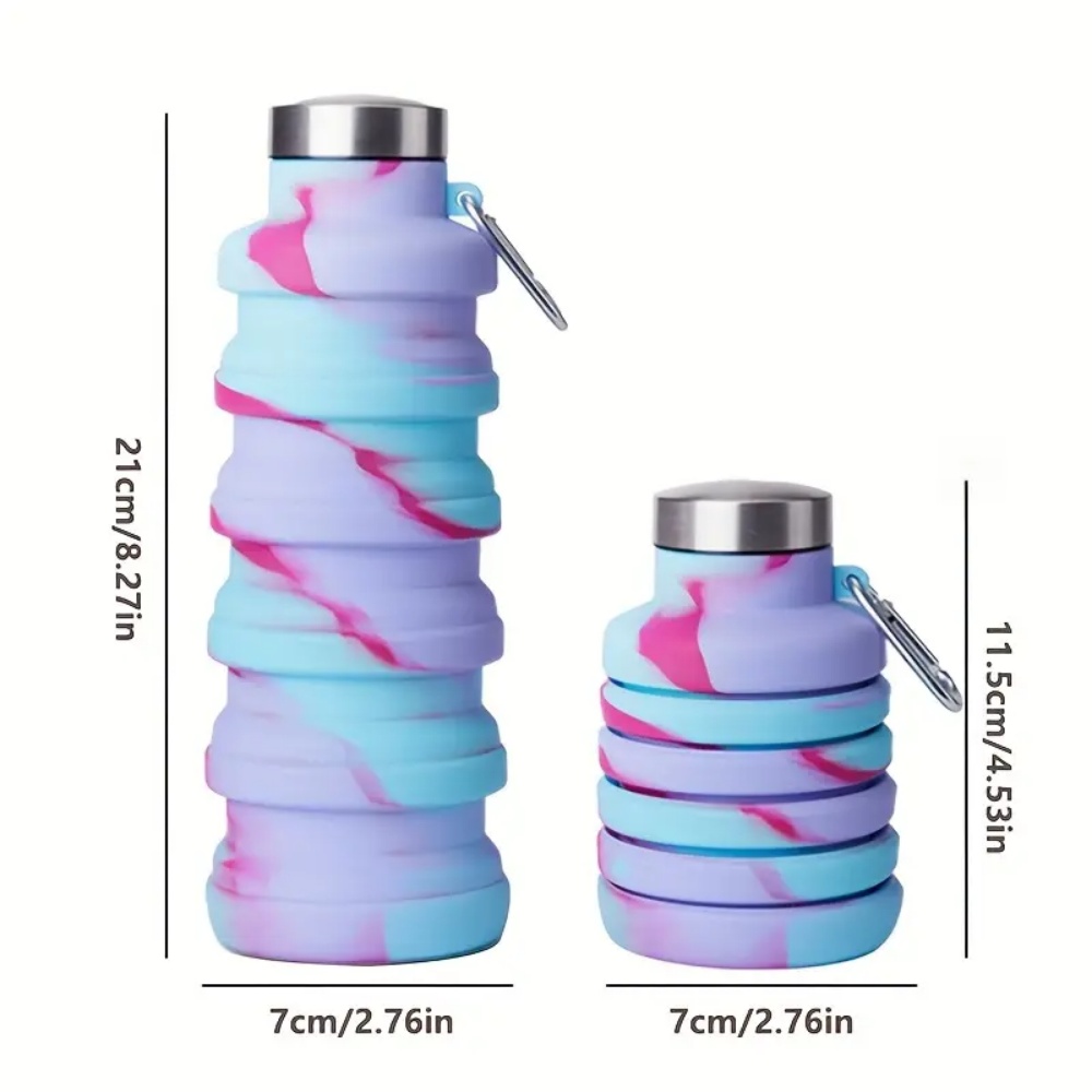 Складная силиконовая бутылка д – обзор и цена Water Bottle Collapsible