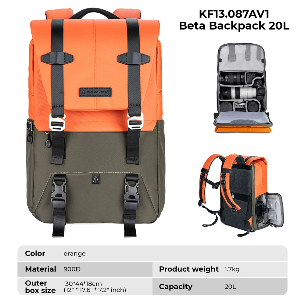 Рюкзак для фотоаппарата K&F CO – обзор и цена Camera Bag Travel