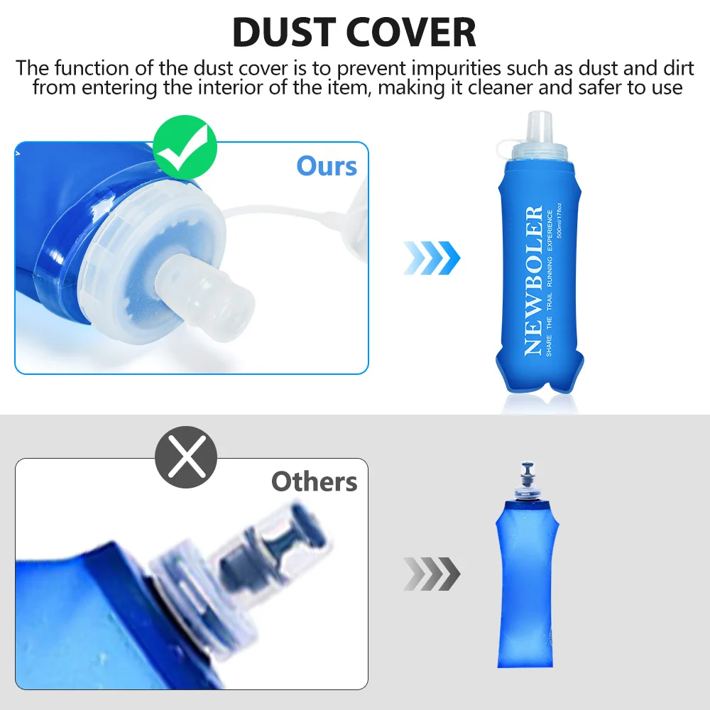 NEWBOLER 300/500 мл бутылка дл – обзор и цена Water Bottle Collapsible