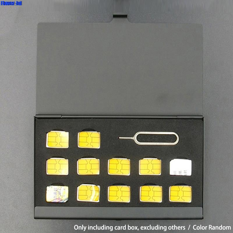 12-слотов-NANO + 1-слотовый-ко – обзор и цена Sim Card Holder Case