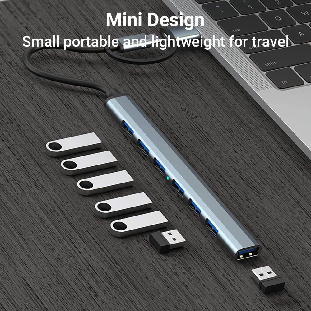 Многофункциональный USB-хаб 7- – обзор и цена Travel Accessories You Need