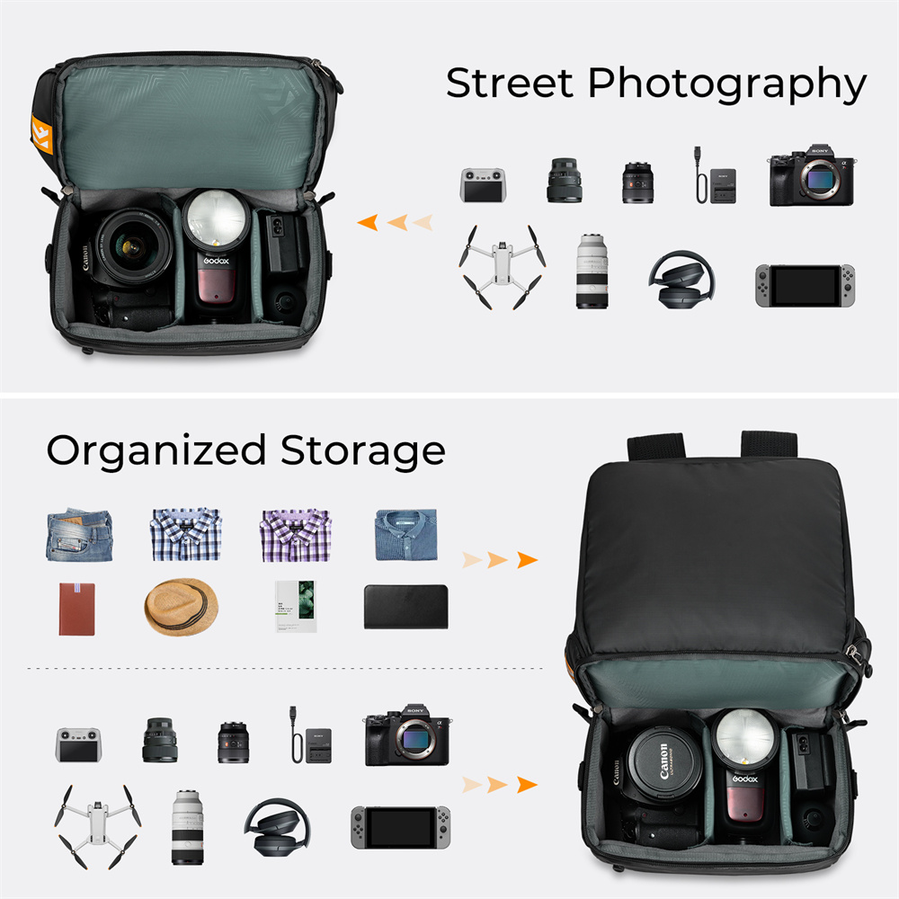 Рюкзак для фотоаппарата K&F CO – обзор и цена Camera Bag Travel