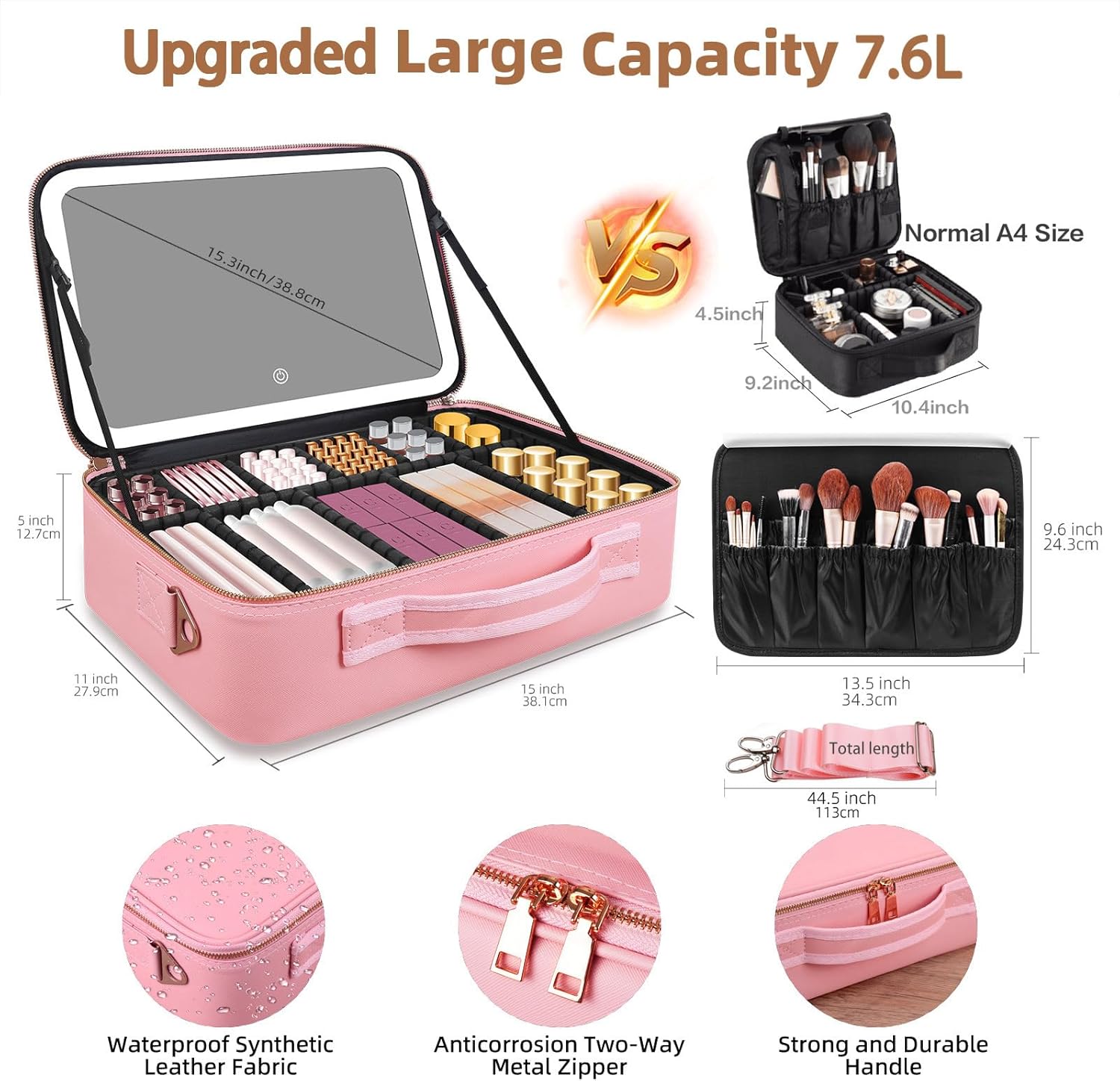 Большая косметичка 15''X11'' с – обзор и цена Travel Accessories Toiletries